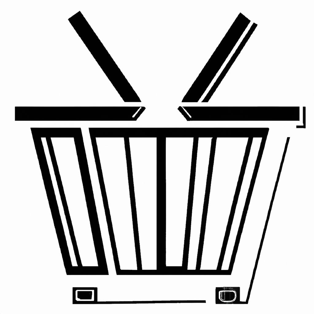 Empty basket illustration