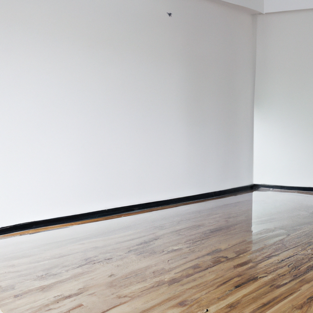 Minimalist London dance studio interior with natural light and wooden floor